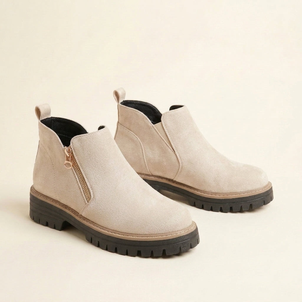 Botines Paula color beige