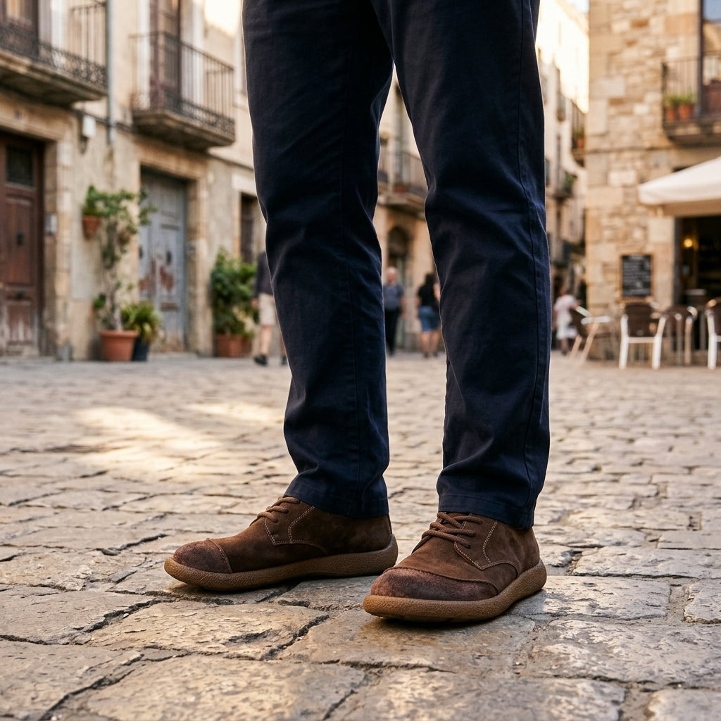 Ignacio | Zapatos Confort de Ante para Hombre