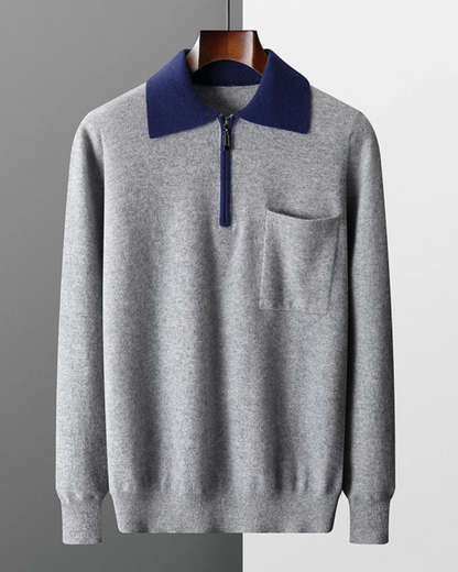 Polo con cremallera
