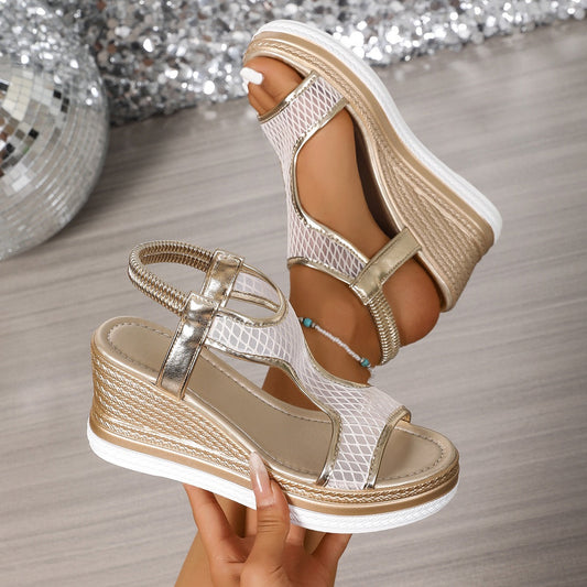 Cristina™ | Sandalias ortopédicas elegantes con cuña