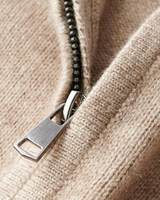 Elegante jersey con cremallera