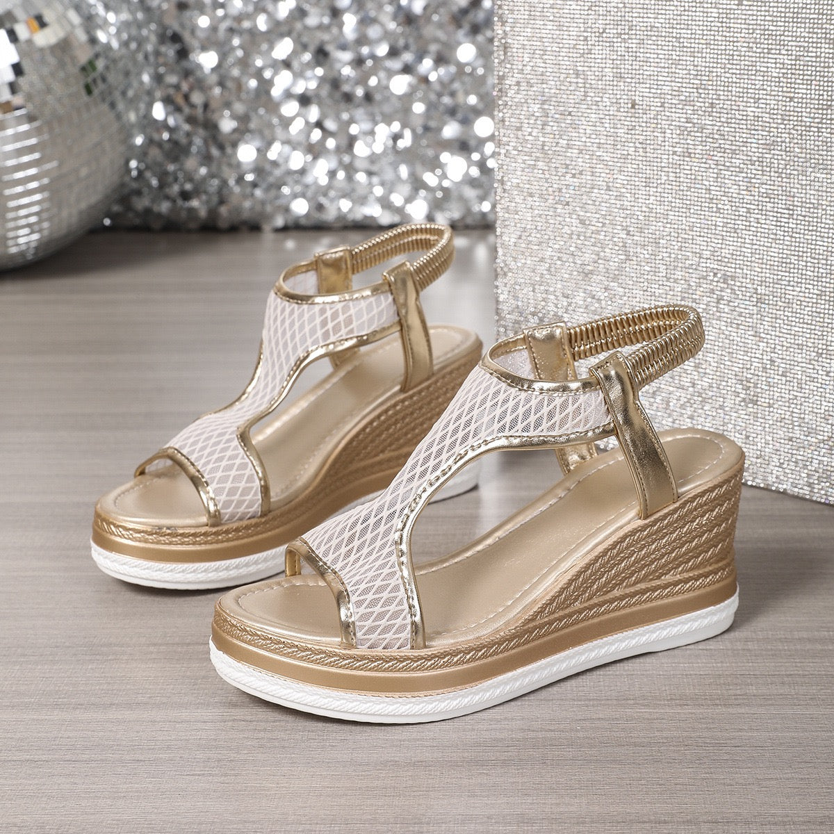 Cristina™ | Sandalias ortopédicas elegantes con cuña