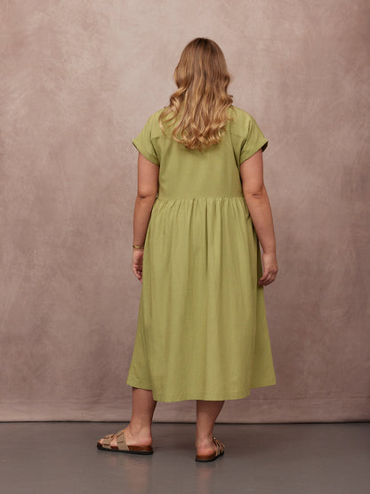Maria™ - Vestido Camisero Midi
