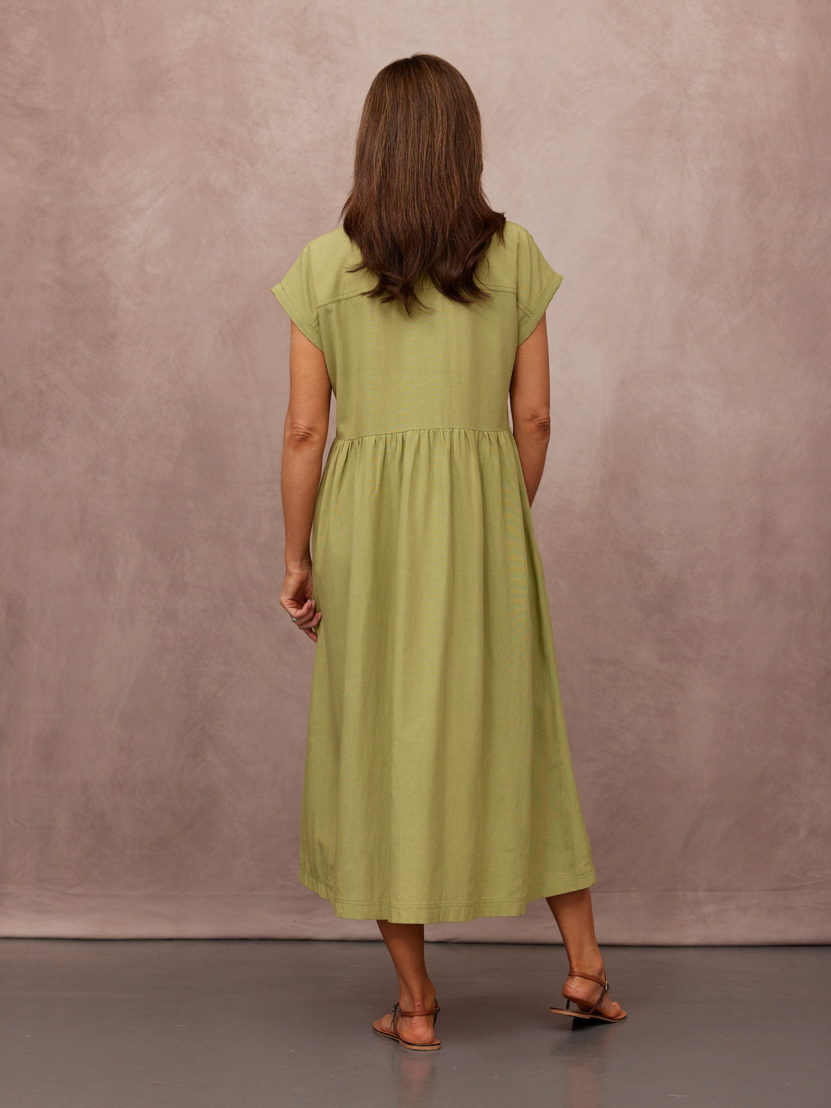 Maria™ - Vestido Camisero Midi
