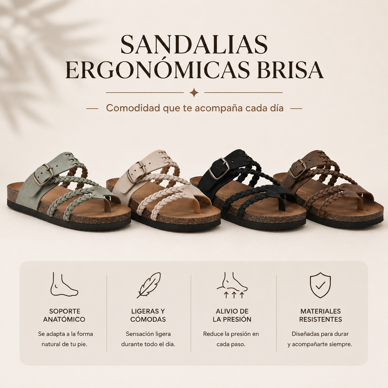 Sandalias Brisa™ de corcho trenzado: Tus pies te llamaron. ¡Las quieren!