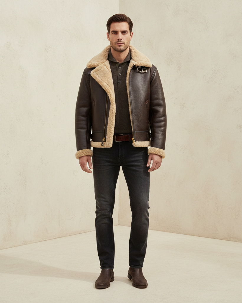 Chaqueta Maverick look completo