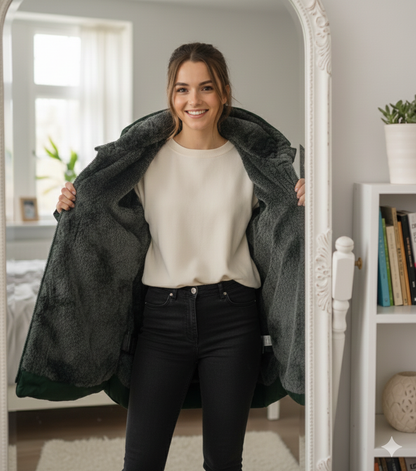 Abrigo con Forro Polar para Mujer | Chaqueta Térmica Impermeable – Essence Wear