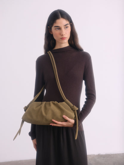 Clara – Bolso con Elegancia Escultural en Borgoña