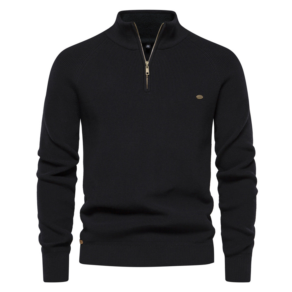 Jersey de lujo con cremallera