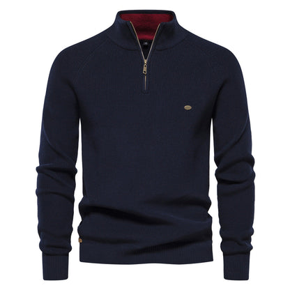 Jersey de lujo con cremallera