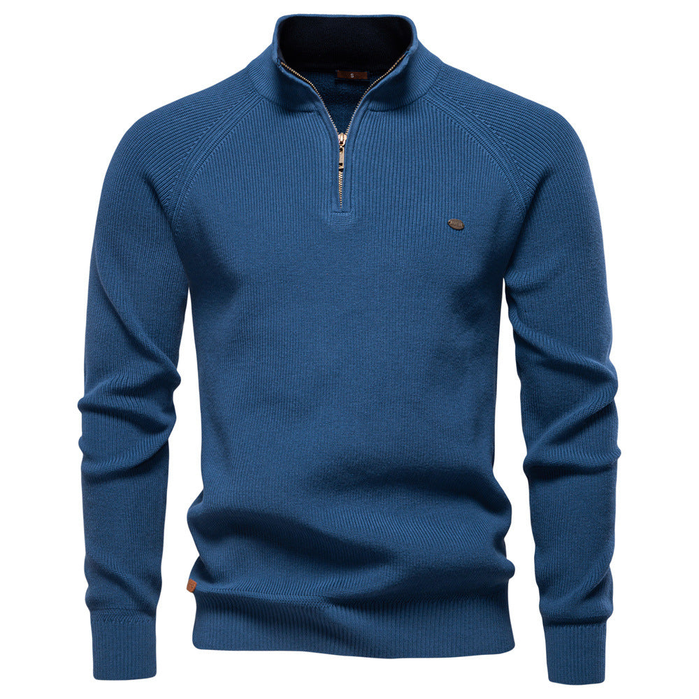 Jersey de lujo con cremallera