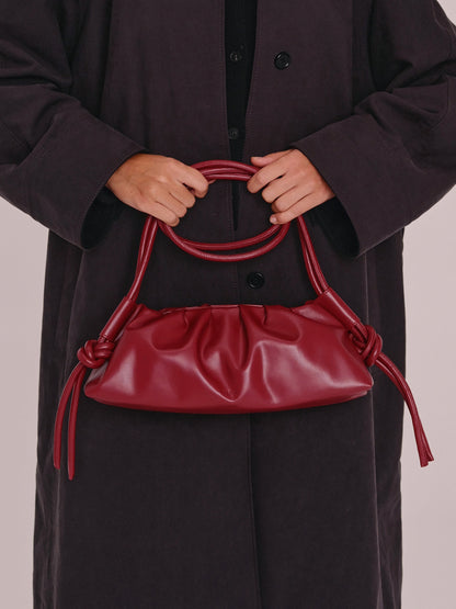 Clara – Bolso con Elegancia Escultural en Borgoña