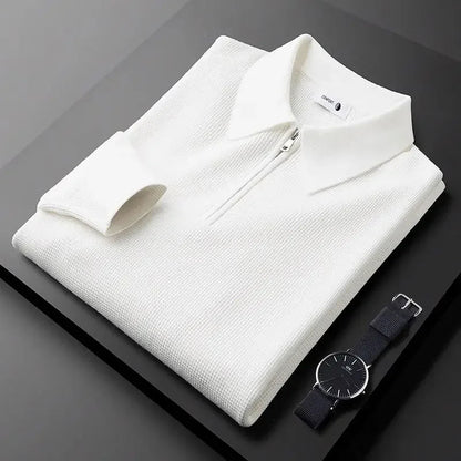 Elegante jersey con cremallera para hombre