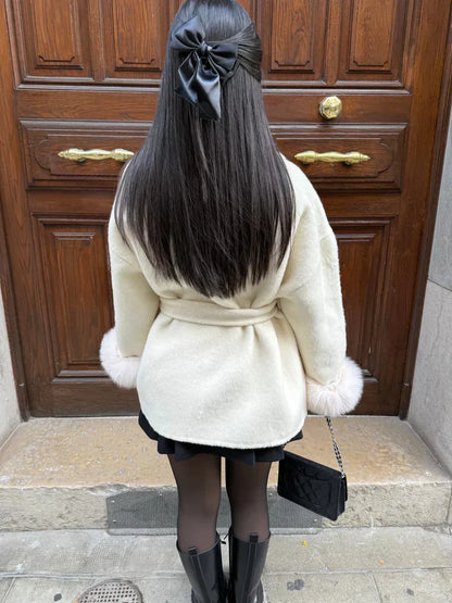 Abrigo elegante de lana