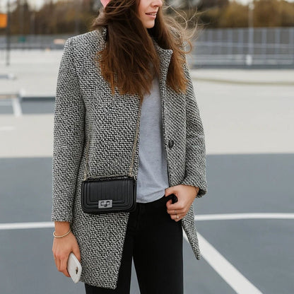 Chaqueta de lana premium — elegancia y calidez para el invierno.