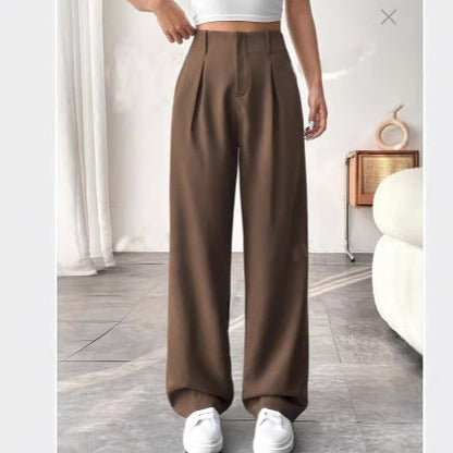 Pantalones Elegantes de Pierna Ancha