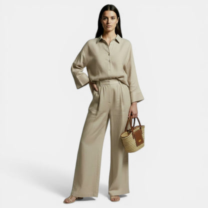 Conjunto Mujer Primavera de Lino