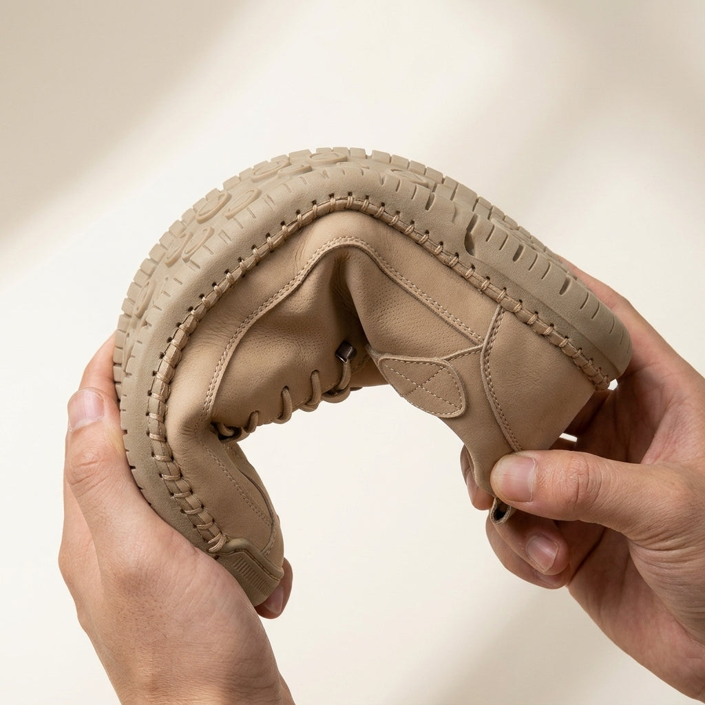 Suela gruesa y flexible