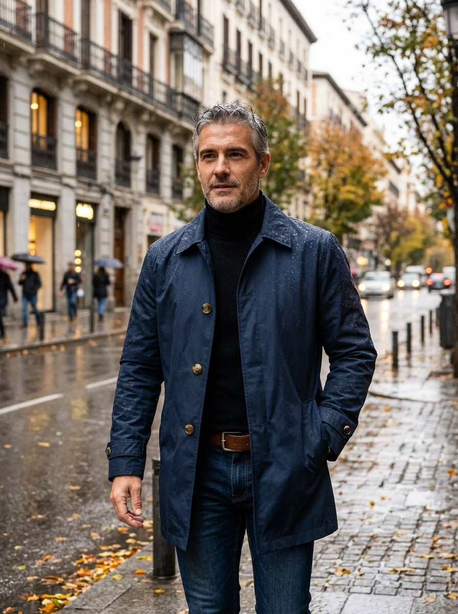 Daniel | Abrigo Acolchado Cortavientos para Hombre