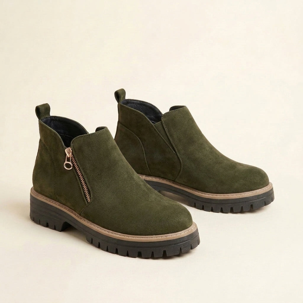 Botines Paula color verde