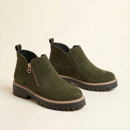Botines Paula color verde