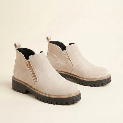 Botines Paula color beige