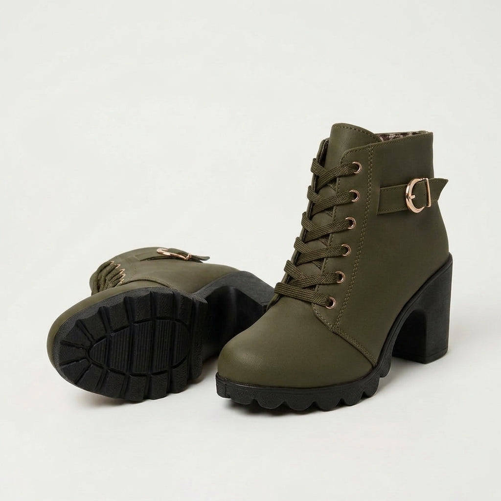 Botines Isabel color verde