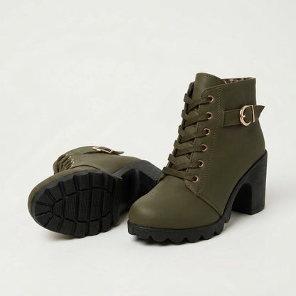 Botines Isabel color verde