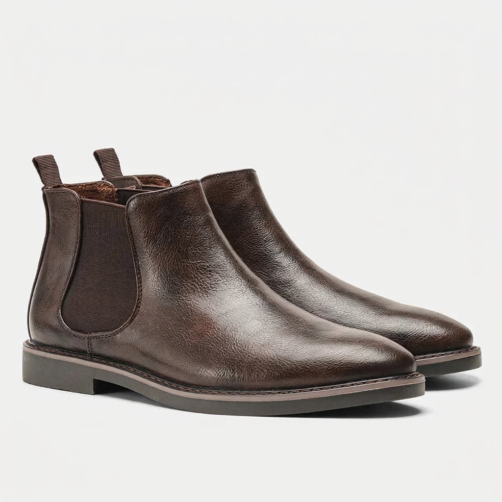 Botines Óscar marrón oscuro