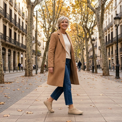 Zapatillas Lucía puestas paseando