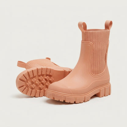 Botas Irene color albaricoque