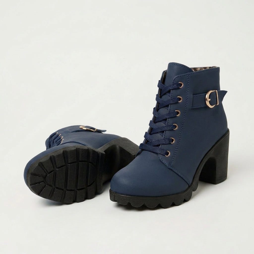 Botines Isabel color azul