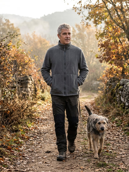 Mario | Chaqueta Polar con Cuello Alto para Hombre