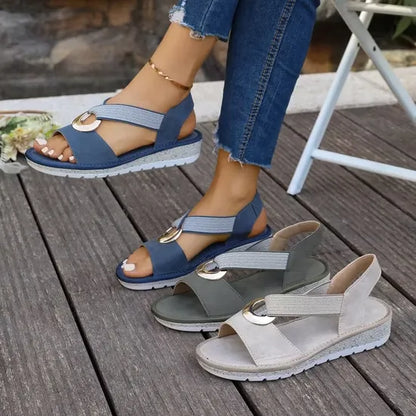 Luna — Sandalia Ergonómica con Tira Cruzada
