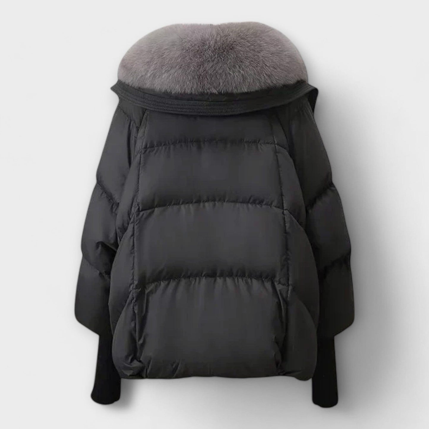 Elegante Chaqueta con Piel que Aporta Calidez y Estilo