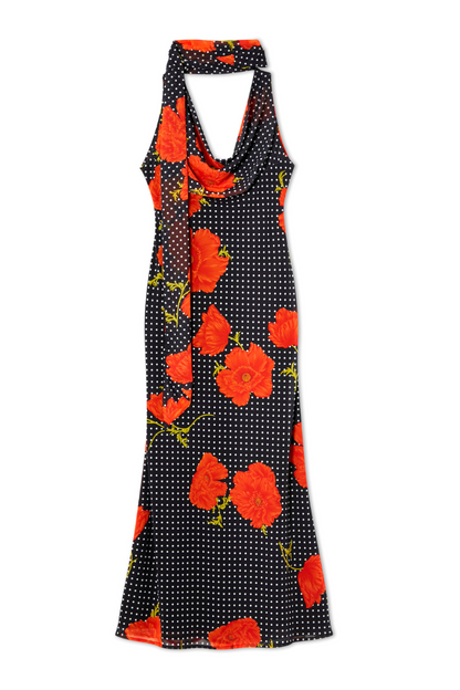 Noelia - Vestido Tendencia Estampado con flores