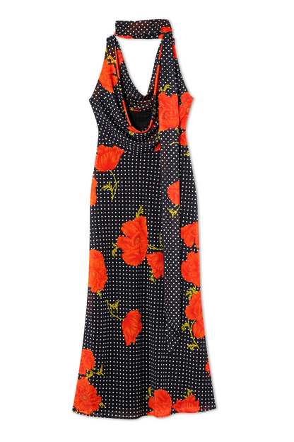 Noelia - Vestido Tendencia Estampado con flores