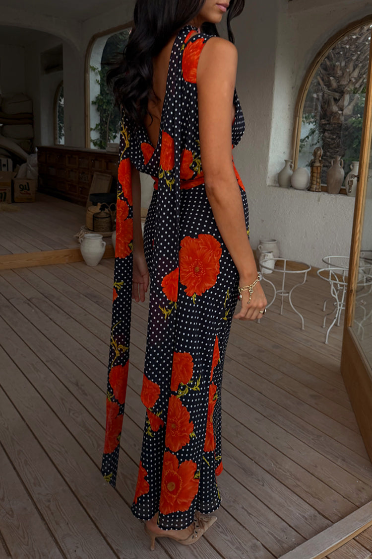 Noelia - Vestido Tendencia Estampado con flores