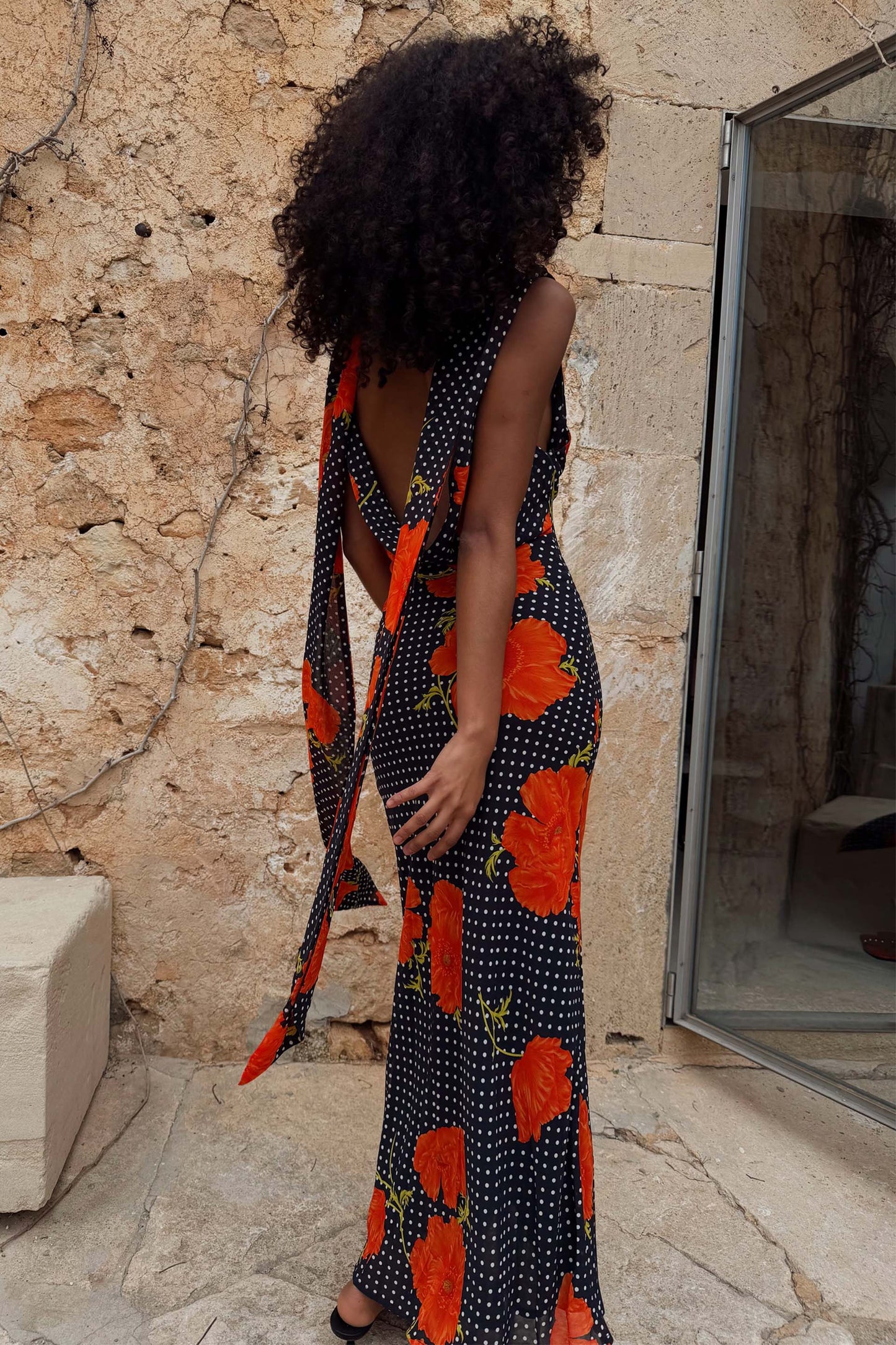Noelia - Vestido Tendencia Estampado con flores