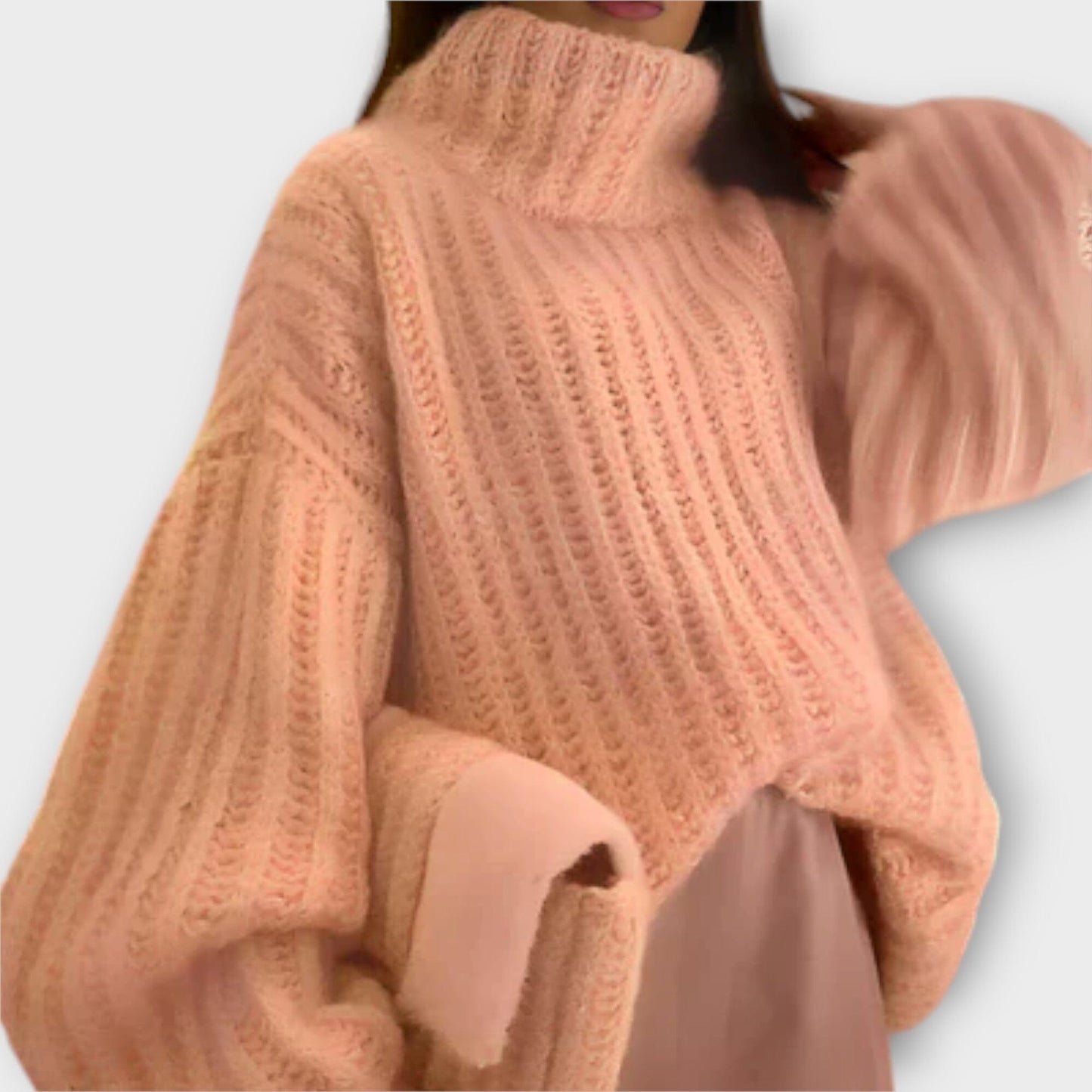 Suéter con Capucha de Manga Larga que Combina Elegancia y Comodidad