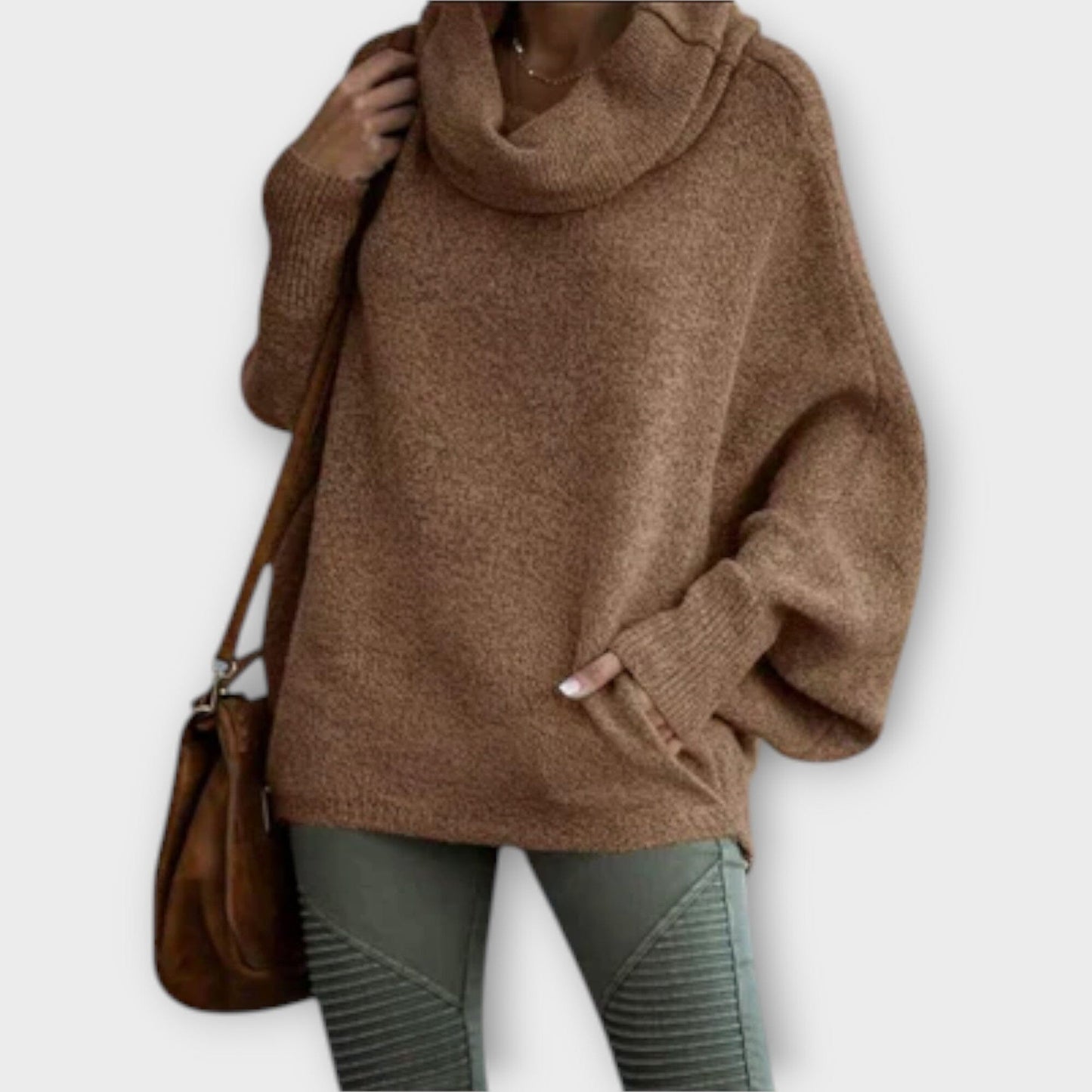 Suéter Elegante para Mujer en Diseño Carey que Añade Sofisticación