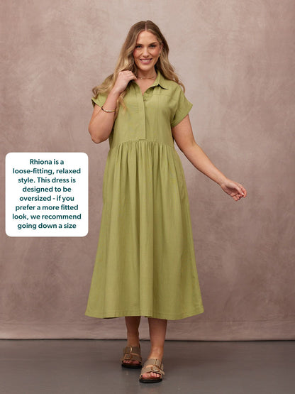 Maria™ - Vestido Camisero Midi
