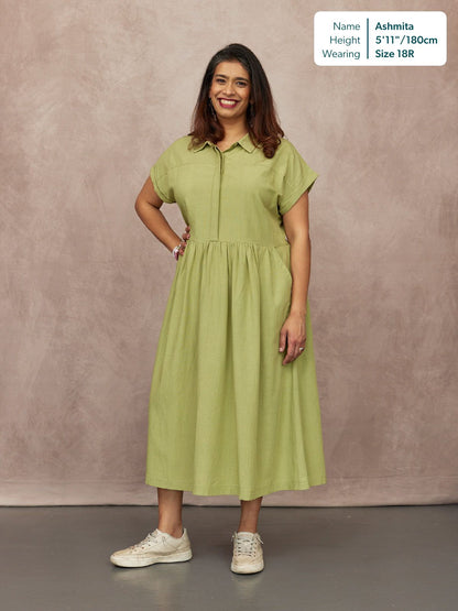 Maria™ - Vestido Camisero Midi