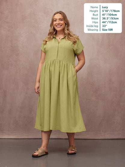 Maria™ - Vestido Camisero Midi