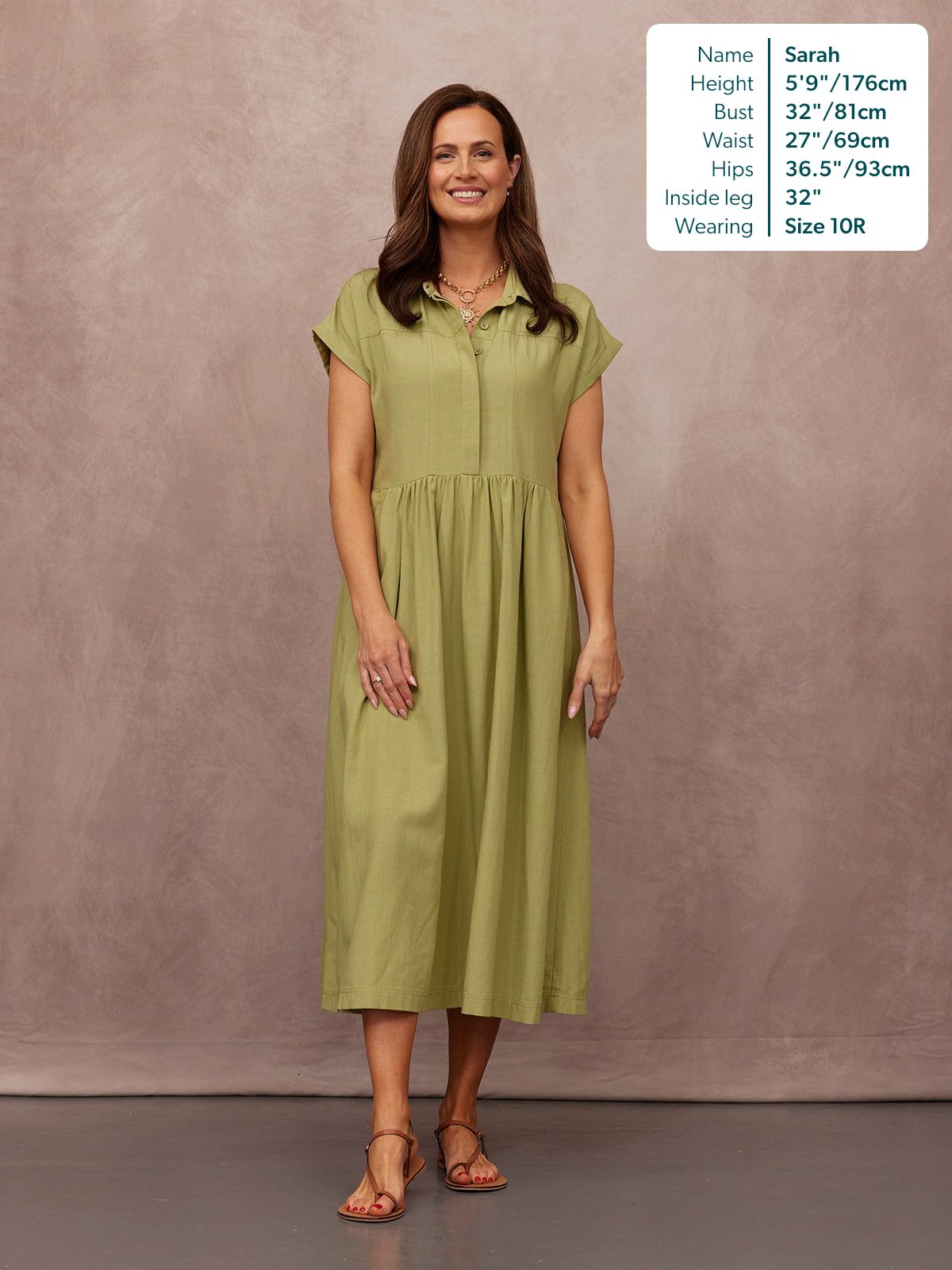Maria™ - Vestido Camisero Midi