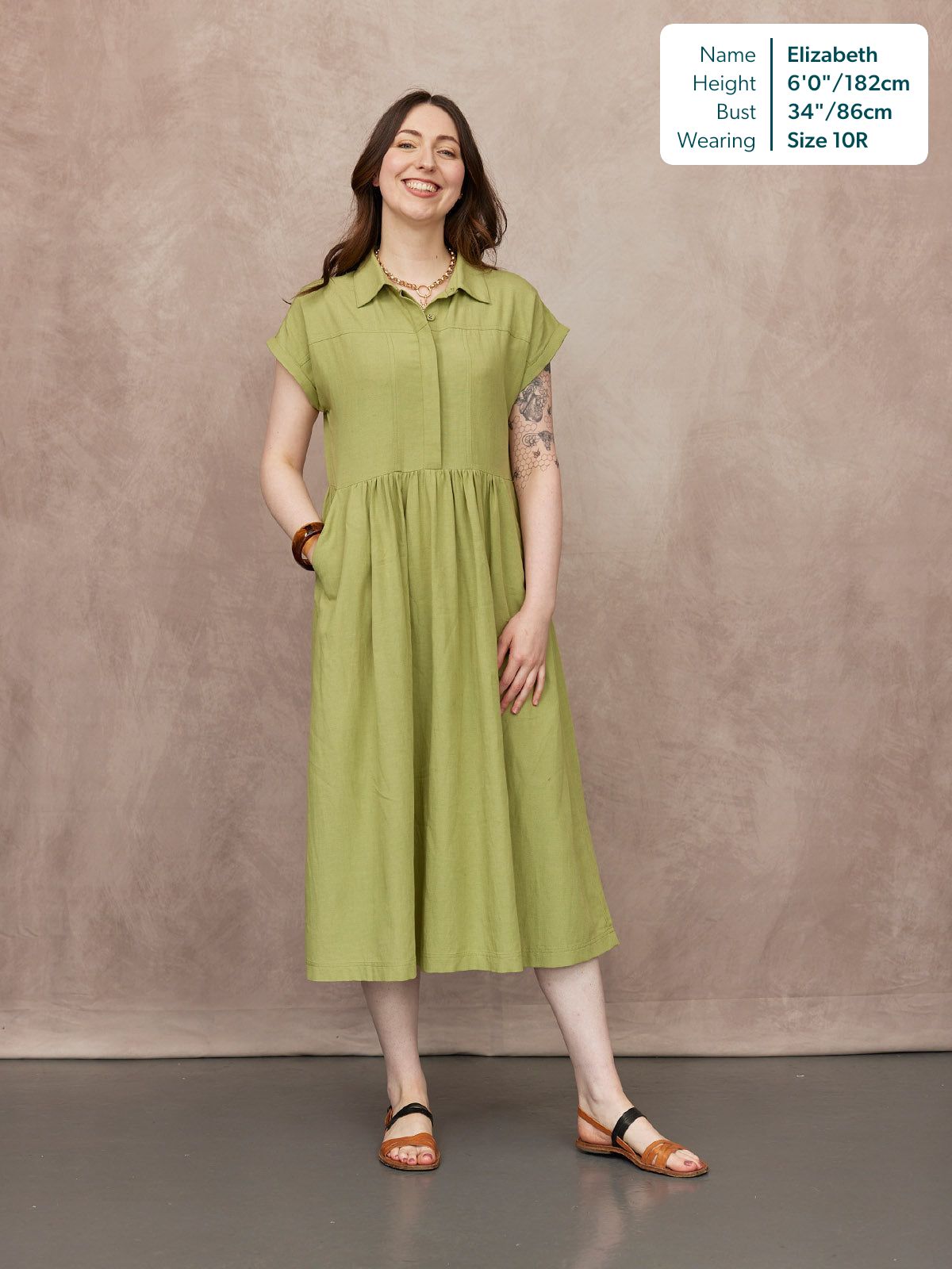 Maria™ - Vestido Camisero Midi