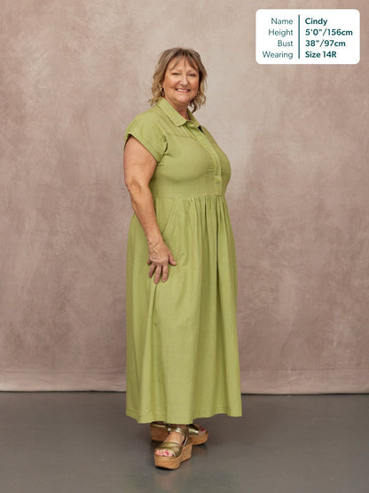 Maria™ - Vestido Camisero Midi
